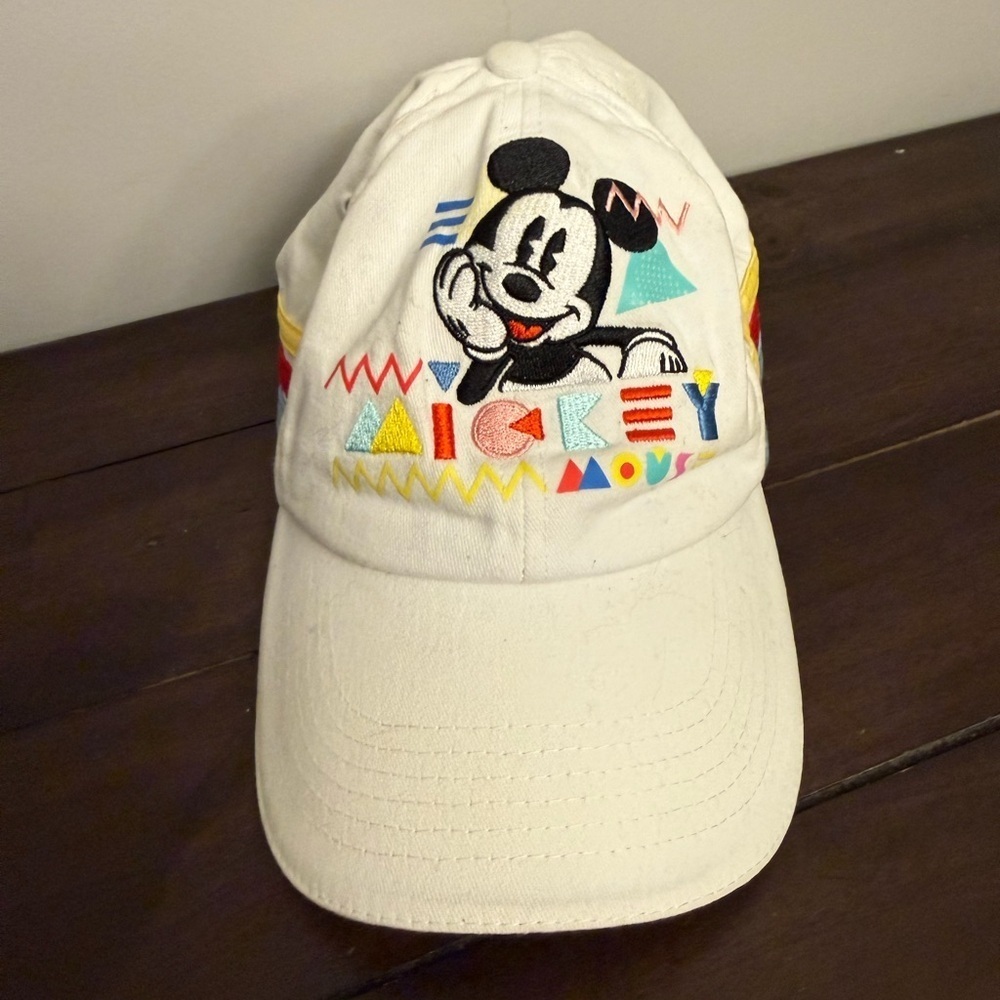 Vintage Disney Parks Mickey Mouse Embroidered Hat | Adult Adjustable | 90s Y2K